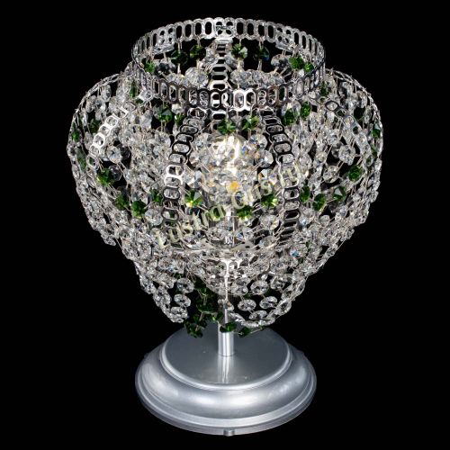 Настольная лампа Альфа №1 зеленая в Симферополе Гусь Хрустальный