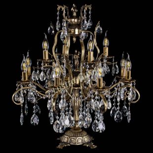 Бронзовая настольная лампа Алфея №12 Звездочка