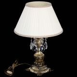 Бронзовая настольная лампа Антик №1 Баден с абажуром в Симферополе