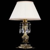 Бронзовая настольная лампа Антик №1 Журавлик с абажуром в Симферополе