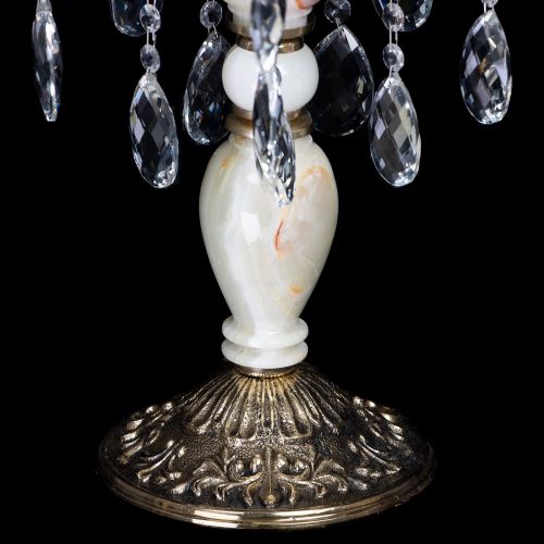 Настольная лампа Антик №5 с камнем в Симферополе Гусь Хрустальный