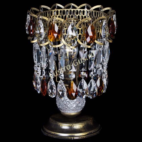 Настольная лампа Астра №1 под бронзу Чайная в Симферополе Гусь Хрустальный