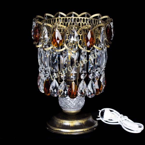 Настольная лампа Астра №1 под бронзу Чайная в Симферополе Гусь Хрустальный