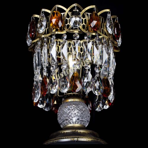 Настольная лампа Астра №1 под бронзу Чайная в Симферополе Гусь Хрустальный