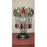 Настольная лампа Астра №1 под бронзу Красная в Симферополе