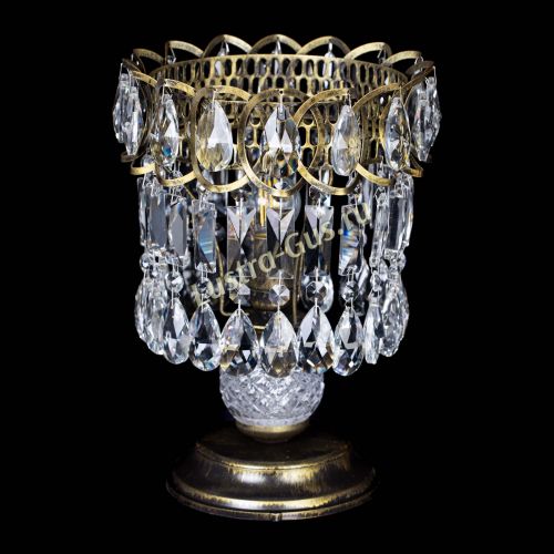 Настольная лампа Астра №1 под бронзу в Симферополе Гусь Хрустальный