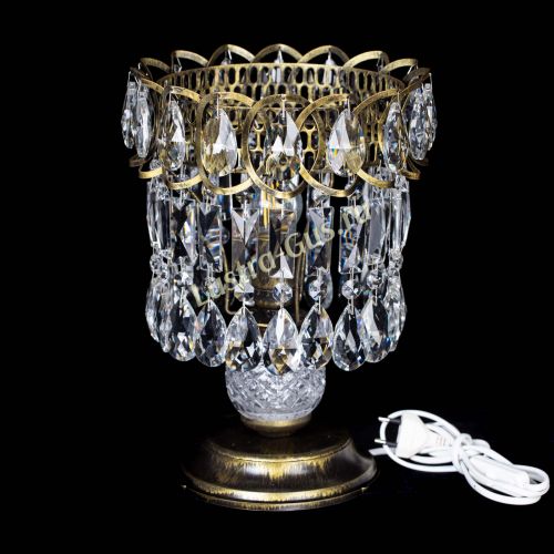 Настольная лампа Астра №1 под бронзу в Симферополе Гусь Хрустальный