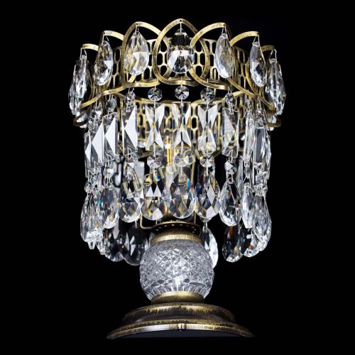 Настольная лампа Астра №1 под бронзу в Симферополе Гусь Хрустальный