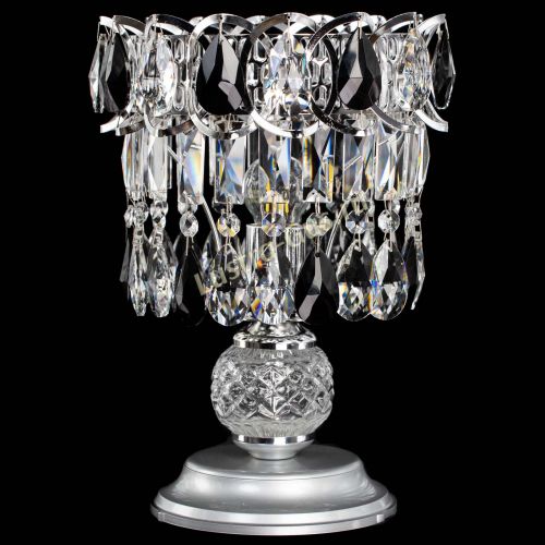 Настольная лампа Астра №1 черная в Симферополе Гусь Хрустальный