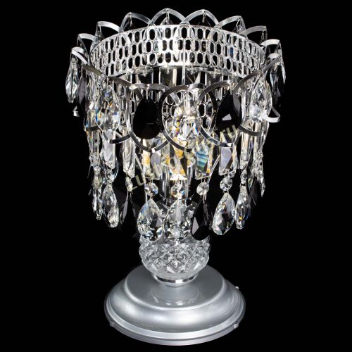 Настольная лампа Астра №1 черная в Симферополе Гусь Хрустальный