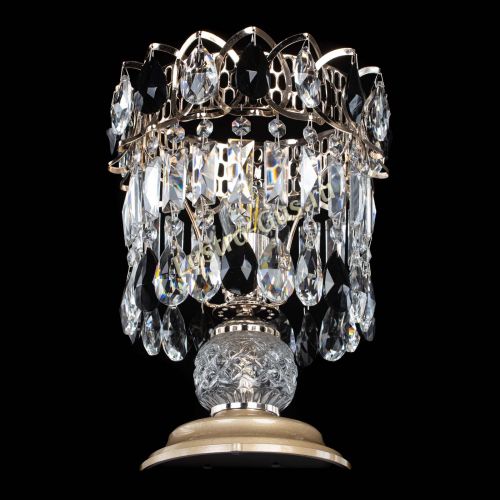 Настольная лампа Астра №1 черная в Симферополе Гусь Хрустальный