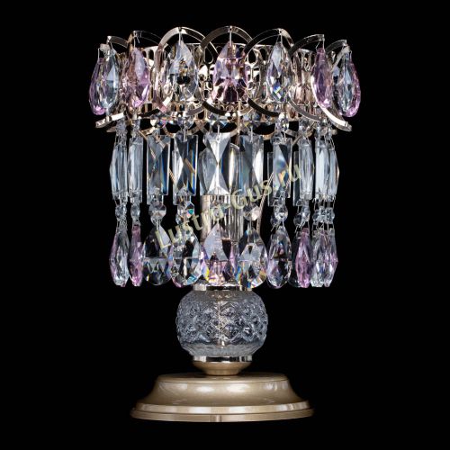 Настольная лампа Астра №1 розовая в Симферополе Гусь Хрустальный