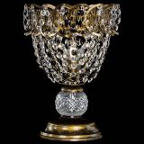 Настольная лампа Астра ажур №1 под бронзу Черная в Симферополе