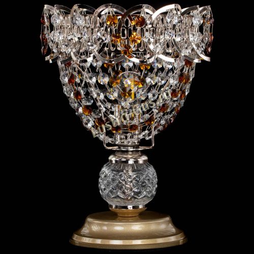 Настольная лампа Астра ажур №1 в Симферополе Гусь Хрустальный