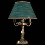 Бронзовая настольная лампа Аврора №3 с абажуром в Симферополе