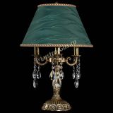 Бронзовая настольная лампа Аврора №3 Журавлик с абажуром в Симферополе