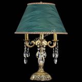 Бронзовая настольная лампа Аврора №3 Журавлик с абажуром в Симферополе