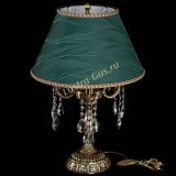 Бронзовая настольная лампа Аврора №3 Журавлик с абажуром в Симферополе