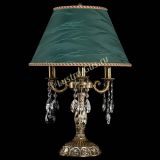 Бронзовая настольная лампа Аврора №3 Звездочка с абажуром в Симферополе