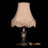 Бронзовая настольная лампа Делия №1 с абажуром в Симферополе