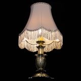 Бронзовая настольная лампа Делия №1 с абажуром в Симферополе