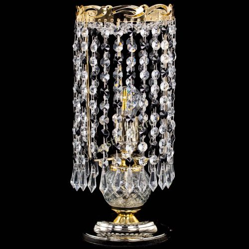 Настольная лампа Диана Карандаш черная в Симферополе Гусь Хрустальный