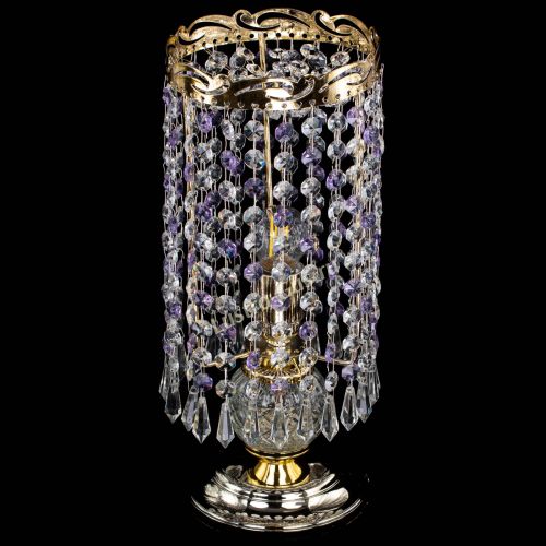 Настольная лампа Диана Карандаш фиолетовая в Симферополе Гусь Хрустальный