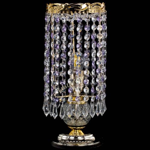 Настольная лампа Диана Карандаш фиолетовая в Симферополе Гусь Хрустальный