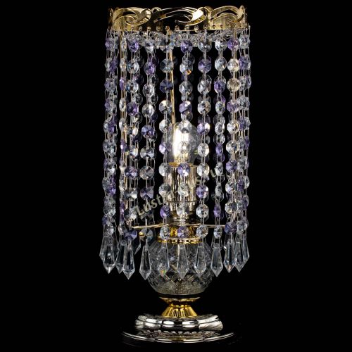 Настольная лампа Диана Карандаш фиолетовая в Симферополе Гусь Хрустальный