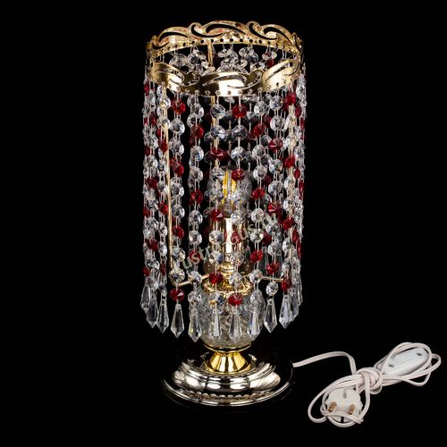 Настольная лампа Диана Карандаш красная в Симферополе Гусь Хрустальный