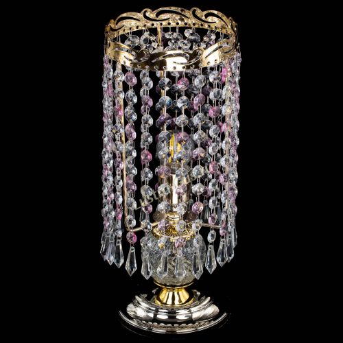 Настольная лампа Диана Карандаш розовая в Симферополе Гусь Хрустальный