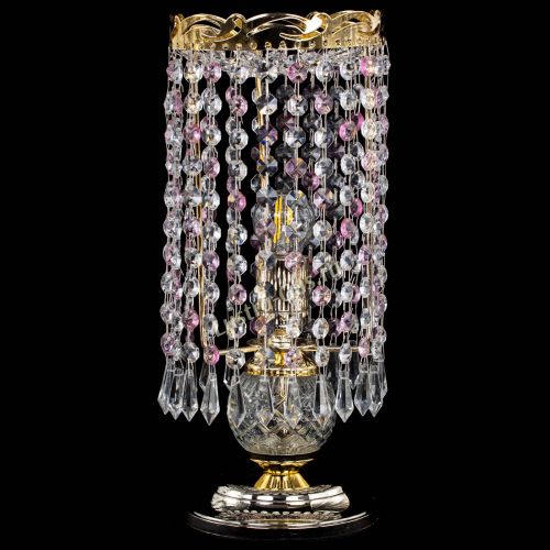 Настольная лампа Диана Карандаш розовая в Симферополе Гусь Хрустальный