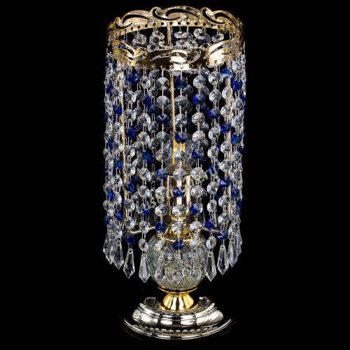 Настольная лампа Диана Карандаш синяя в Симферополе Гусь Хрустальный