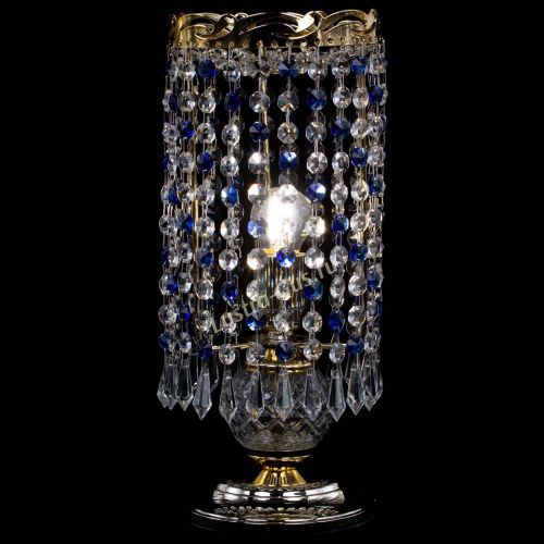 Настольная лампа Диана Карандаш синяя в Симферополе Гусь Хрустальный