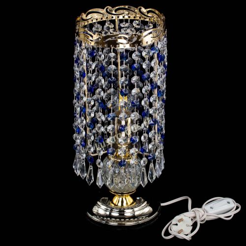 Настольная лампа Диана Карандаш синяя в Симферополе Гусь Хрустальный