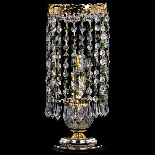 Настольная лампа Диана Карандаш зеленая в Симферополе Гусь Хрустальный