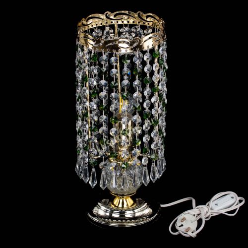 Настольная лампа Диана Карандаш зеленая в Симферополе Гусь Хрустальный