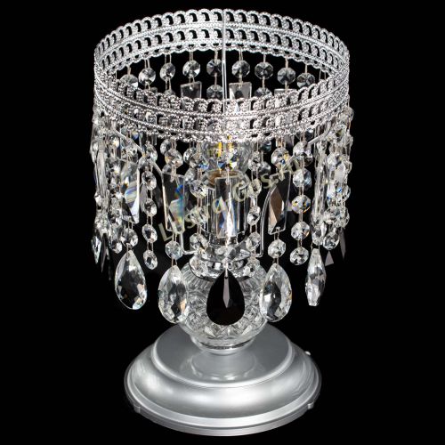 Настольная лампа Флоренция №1 черная в Симферополе Гусь Хрустальный