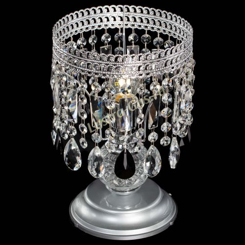 Настольная лампа Флоренция №1 черная в Симферополе Гусь Хрустальный