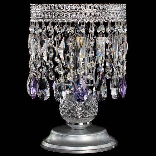 Настольная лампа Флоренция №1 фиолетовая в Симферополе Гусь Хрустальный
