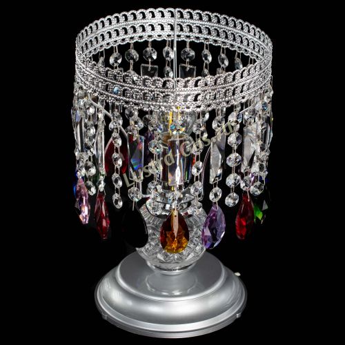 Настольная лампа Флоренция №1 разноцветная в Симферополе Гусь Хрустальный