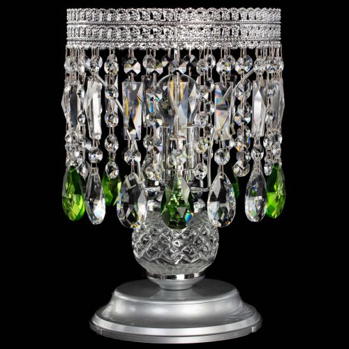 Настольная лампа Флоренция №1 зеленая в Симферополе Гусь Хрустальный