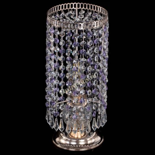 Настольная лампа Кольцо с карандашами фиолетовая в Симферополе Гусь Хрустальный