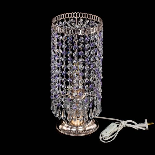 Настольная лампа Кольцо с карандашами фиолетовая в Симферополе Гусь Хрустальный