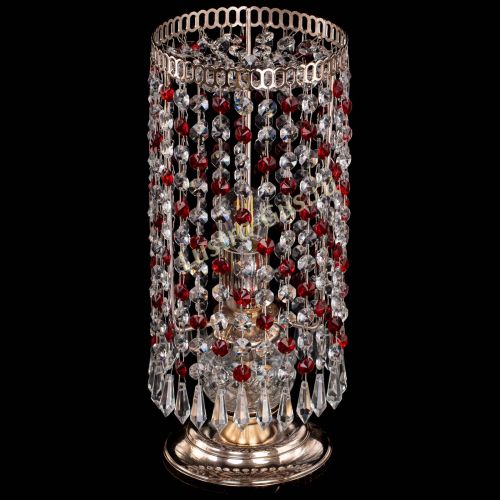 Настольная лампа Кольцо с карандашами красная в Симферополе Гусь Хрустальный