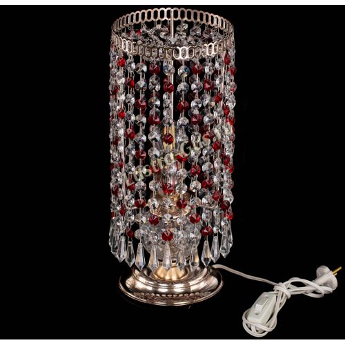 Настольная лампа Кольцо с карандашами красная в Симферополе Гусь Хрустальный