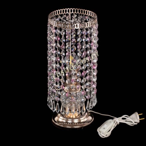 Настольная лампа Кольцо с карандашами розовая в Симферополе Гусь Хрустальный