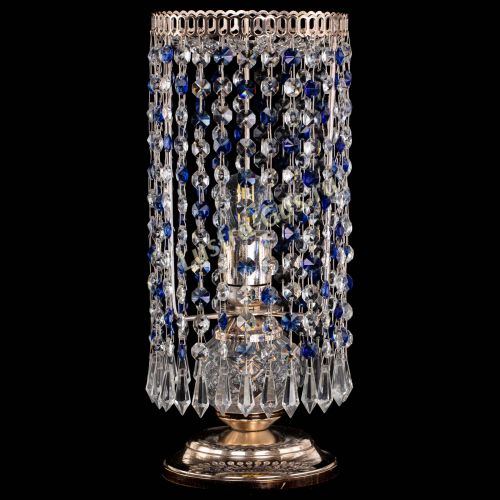 Настольная лампа Кольцо с карандашами синяя в Симферополе Гусь Хрустальный