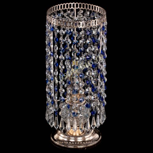 Настольная лампа Кольцо с карандашами синяя в Симферополе Гусь Хрустальный