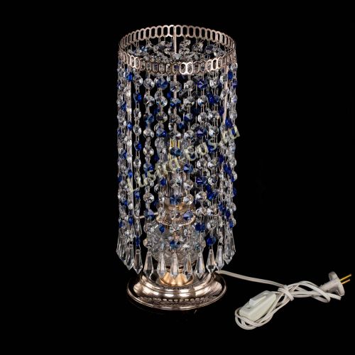 Настольная лампа Кольцо с карандашами синяя в Симферополе Гусь Хрустальный